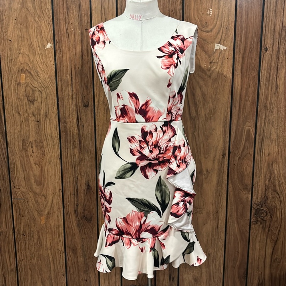 Floral Print Party Dress